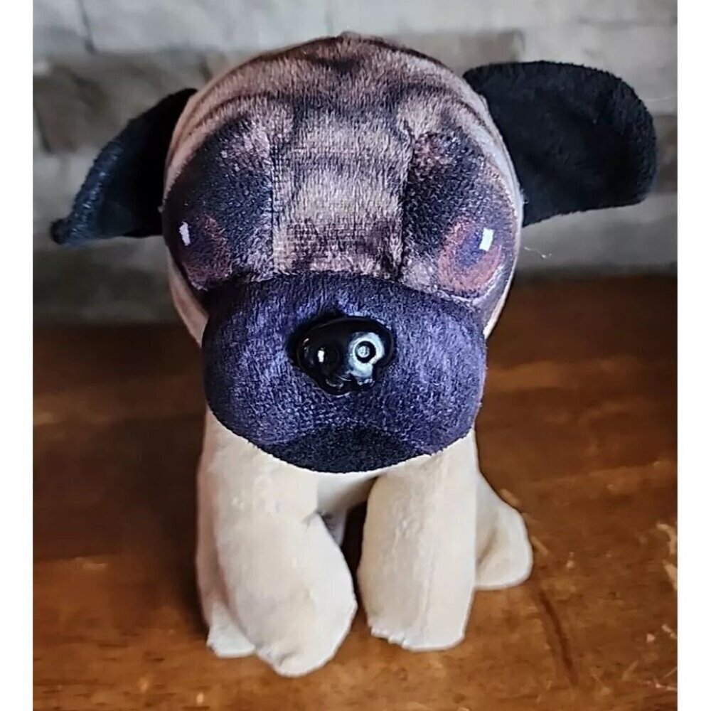 Dan Dee Collectors Choice Pug Dog 7" Plush Realistic Stuffed Animal Toy 2017